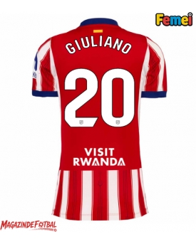 Atletico Madrid Giuliano Simeone #20 Tricou Fotbal Replică 2026-27 Femei Acasa Atletico Madrid Giuliano Simeone #20 Tricou Fotbal Replică 2026-27 Femei Acasa